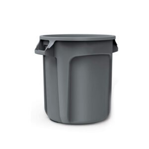 Heavy-Duty Round Trash/Garbage Can, 10-Gallon